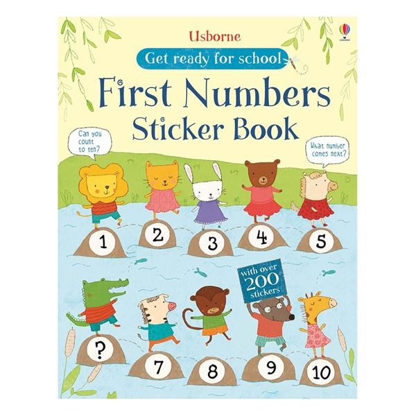  First numbers sticker book 