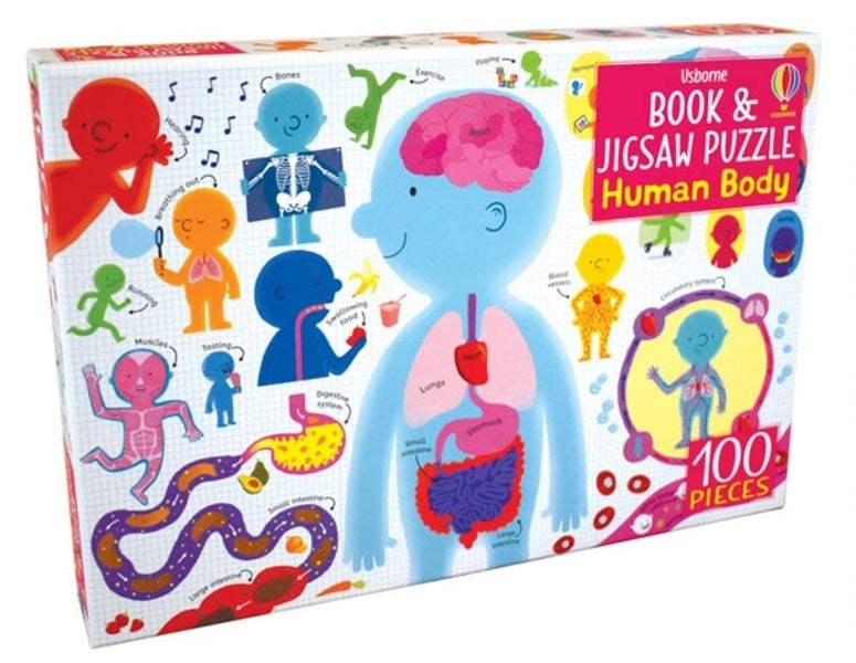 Usborne book & Jigsaw Human Body May Book Shop
