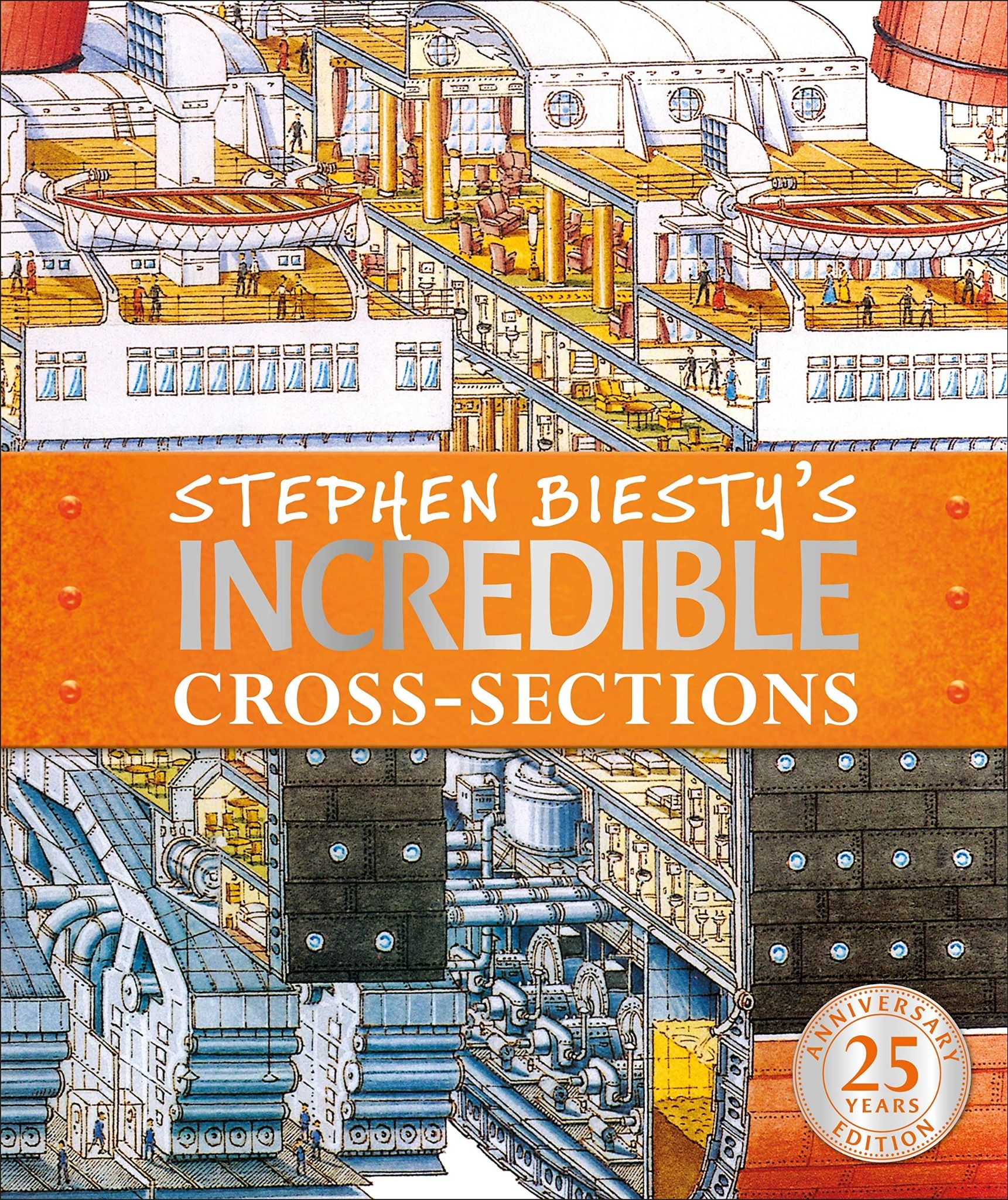 海外製絵本 知育  図鑑 Incredible Cross-Sections 本 海外製絵本 知育 図鑑 Incredible Cross-Sections 本 Stephen