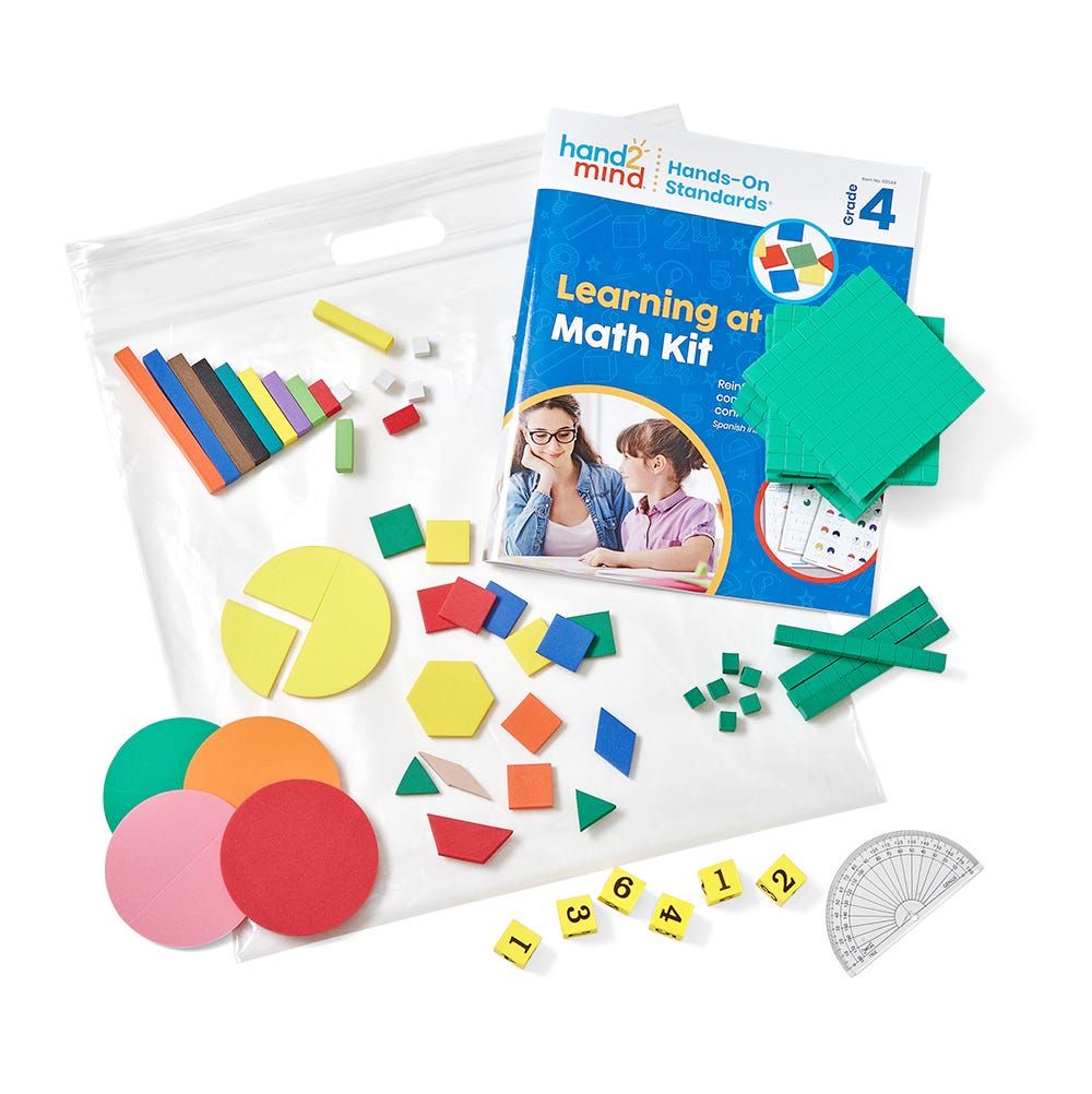 Hands-On Standards® Learning at Home Math Kit, Grade 4 – May Book Shop
