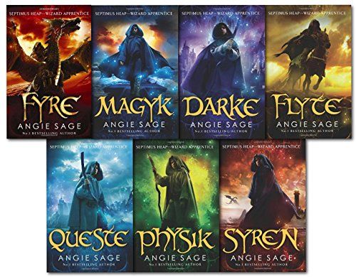  Septimus Heap Angie Sage 7 Books Collection Set Pack (Wizard Apprentice Series) 
