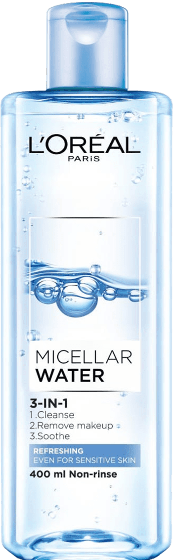  Nước Làm Sạch Và Tẩy Trang - Tươi Mát (Xanh Dương Nhạt) | L'Oreal Paris 3-in-1 Micellar Water Refreshing Even For Sensitive Skin 