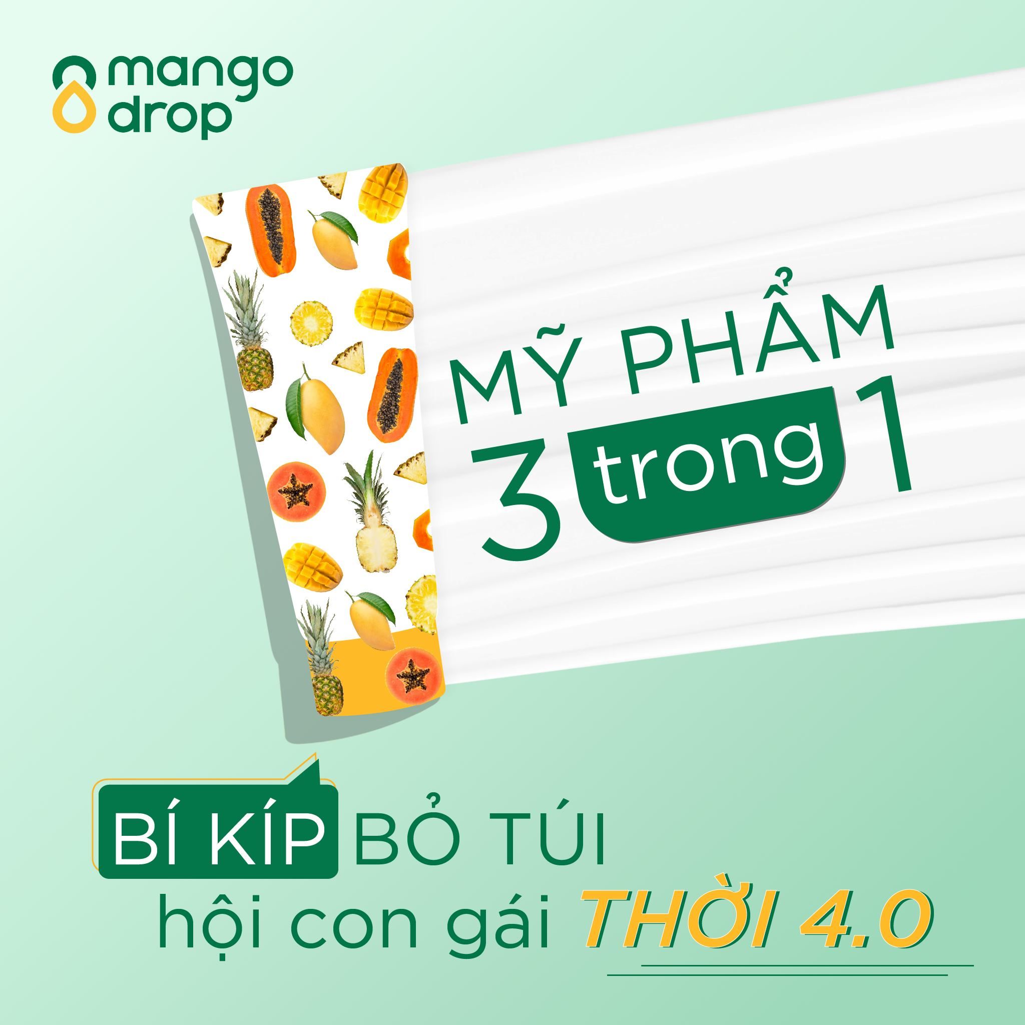  Kem Tắm Dưỡng Trắng Hàn Quốc Hương Xoài - Mango Drop Body Whitening Shower Cream 