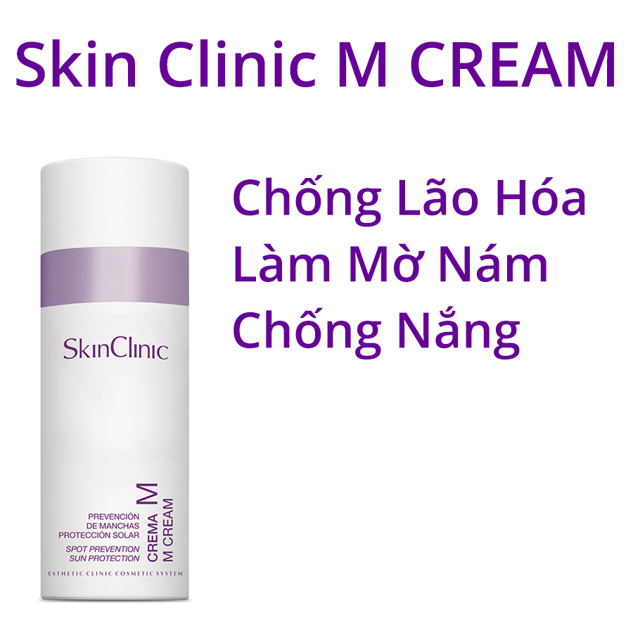  Kem Dưỡng Ban Ngày Và Chống Nắng Dành Cho Da Nám, Da Lão Hóa - M CREAM Skin Clinic 