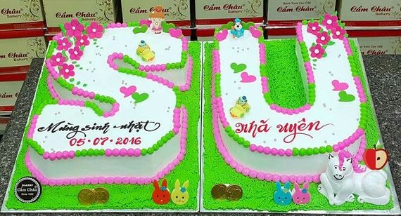 Bánh cắt chữ và số