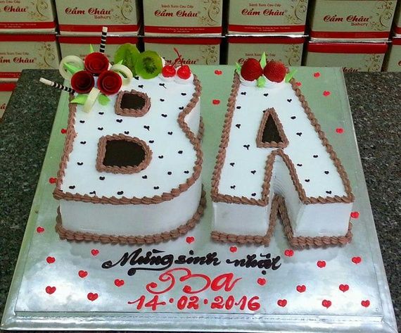 Bánh cắt chữ và số