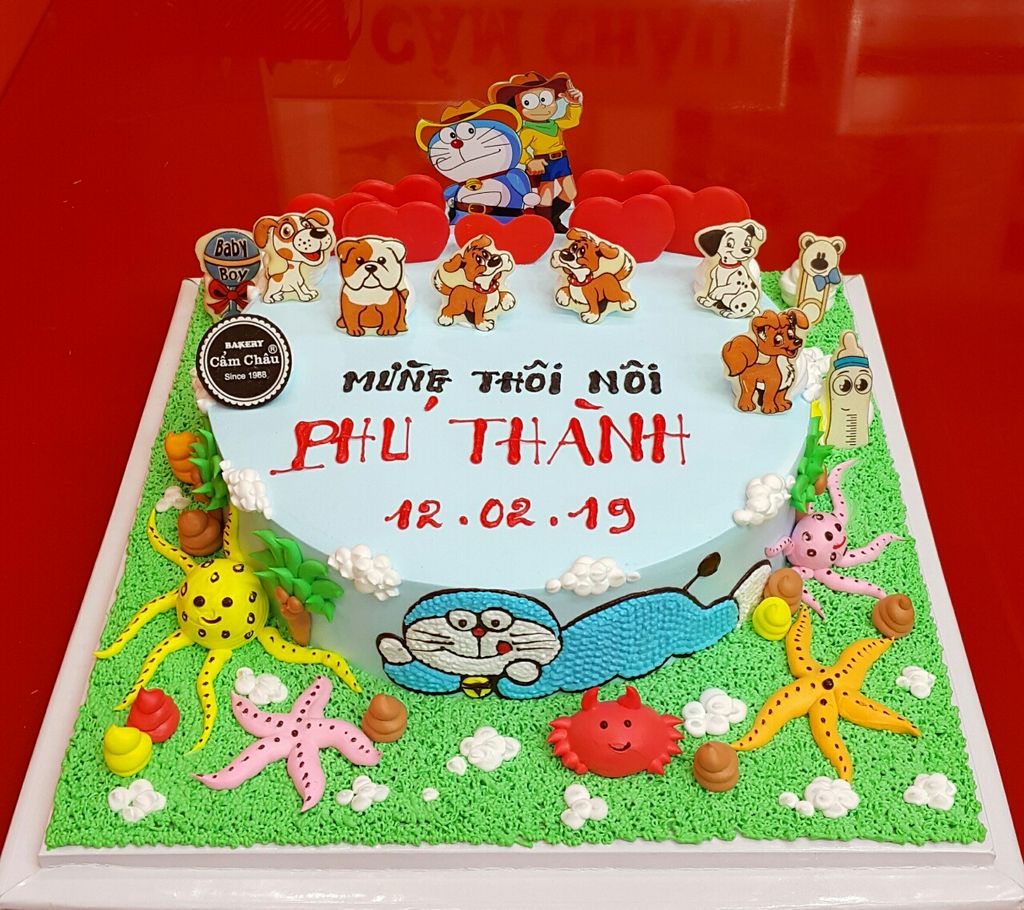 Bánh Doremon - Oggy - Minnion