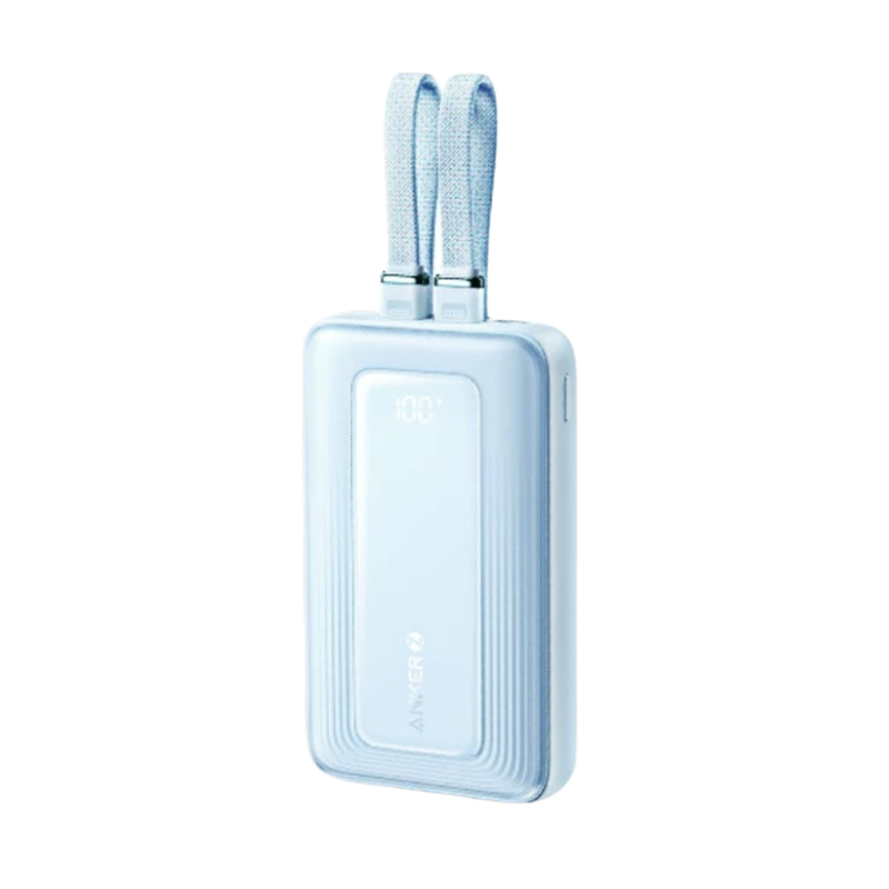  Pin Sạc Dự Phòng Anker Zolo 1 USB-C + 1 USB-A 30W 20000mAh Tích Hợp Cáp USB-C + Lightning A1681 Chính Hãng 