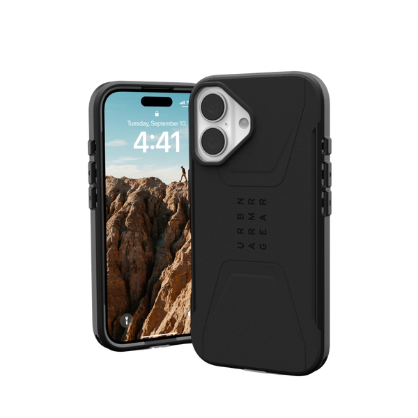 Ốp lưng iPhone 16 UAG Civilian Magsafe - Black