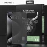  Dán Cường Lực Mipow KingBull iPhone 15 Plus HD Chống vân tay Anti Glare Protector 