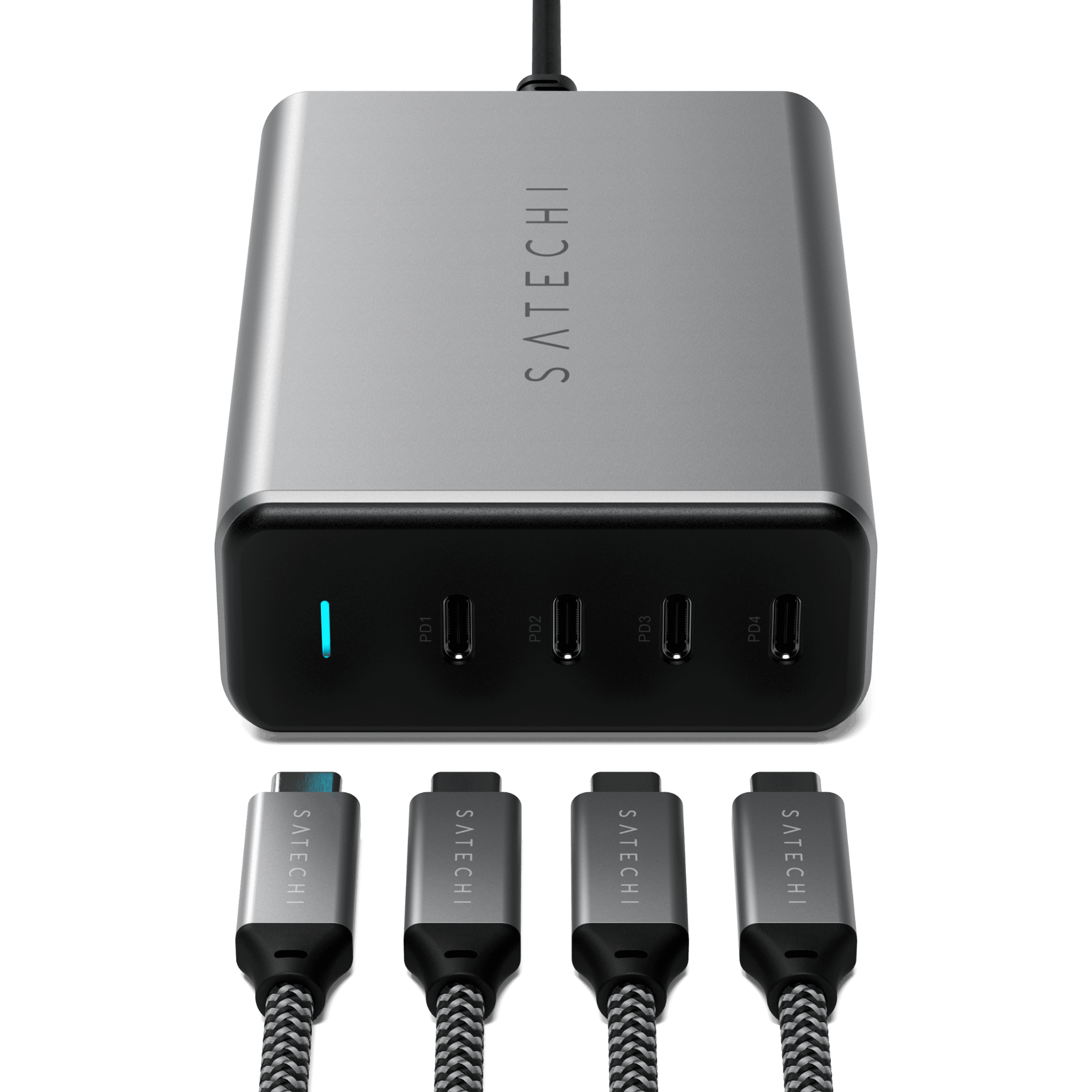  Dock sạc Satechi 165W 4 cổng USB-C PD Chính hãng 