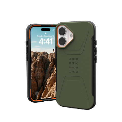Ốp lưng iPhone 16 UAG Civilian Magsafe - Olive Drab