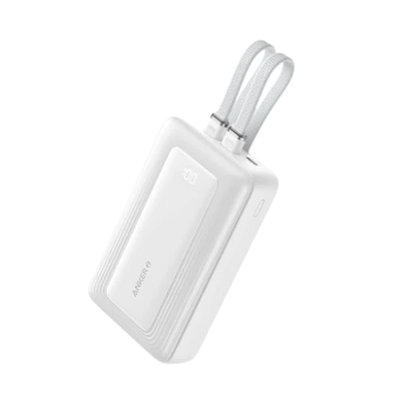  Pin Sạc Dự Phòng Anker Zolo 1 USB-C + 1 USB-A 30W 20000mAh Tích Hợp Cáp USB-C + Lightning A1681 Chính Hãng 