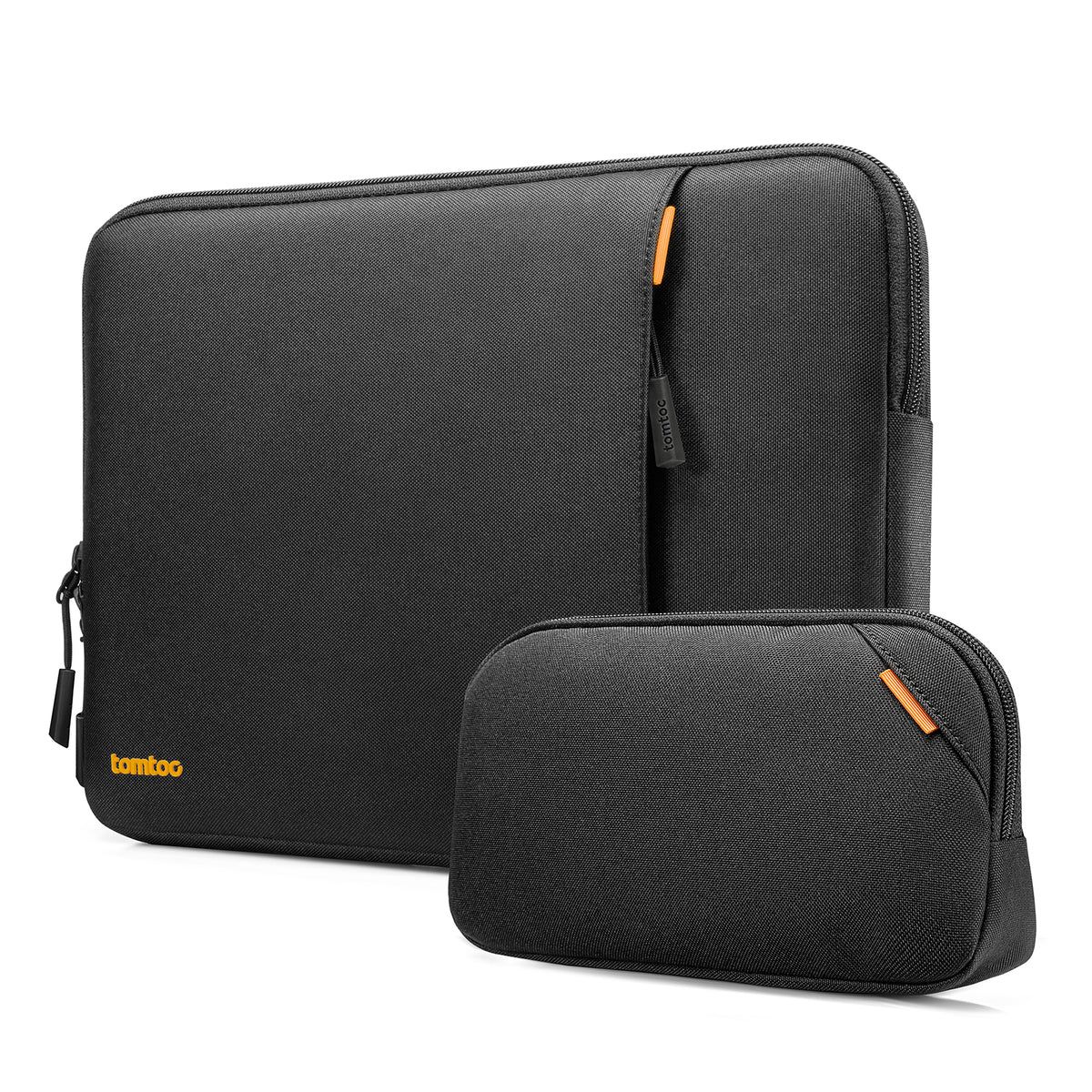  Túi Chống Sốc Tomtoc 360* Protective kèm túi phụ kiện cho MacBook/Laptop 14” - Black 