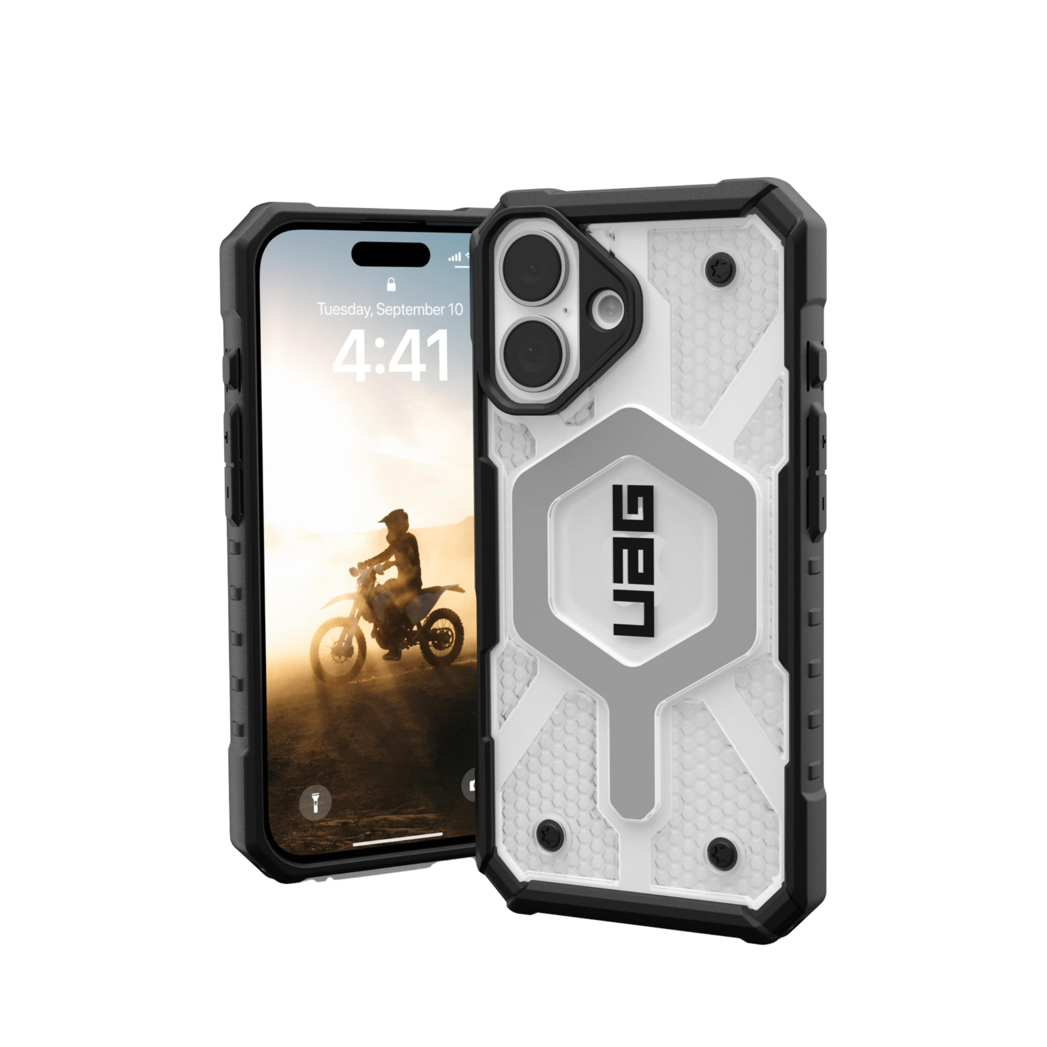 Ốp lưng iPhone 16 uag pathfinder clear magsafe - ice