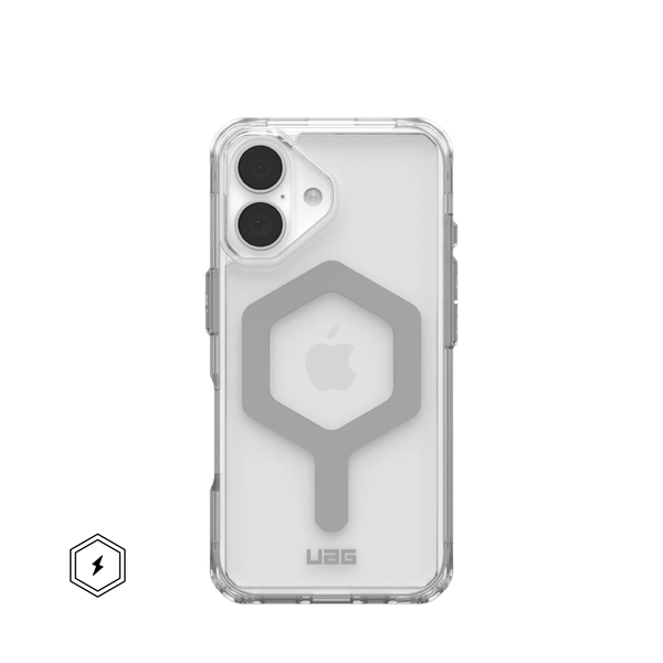Ốp lưng iPhone 16 UAG Ringgo Plyo Magsafe - Ice/Silver