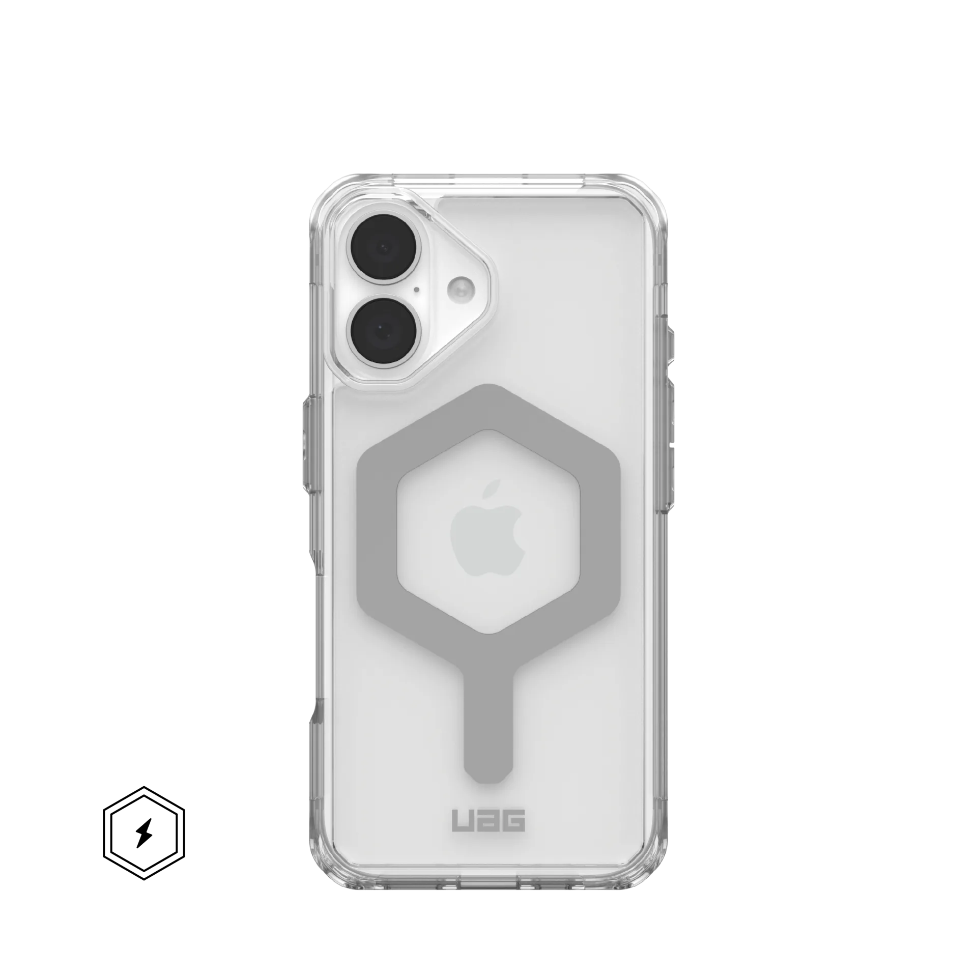 Ốp lưng iPhone 16 UAG Ringgo Plyo Magsafe - Ice/Silver