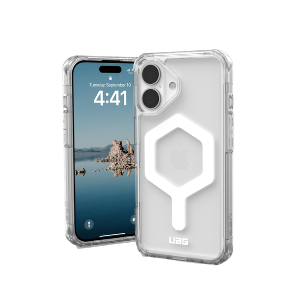 Ốp lưng iPhone 16 Plus UAG Plyo Magsafe - Ice/White