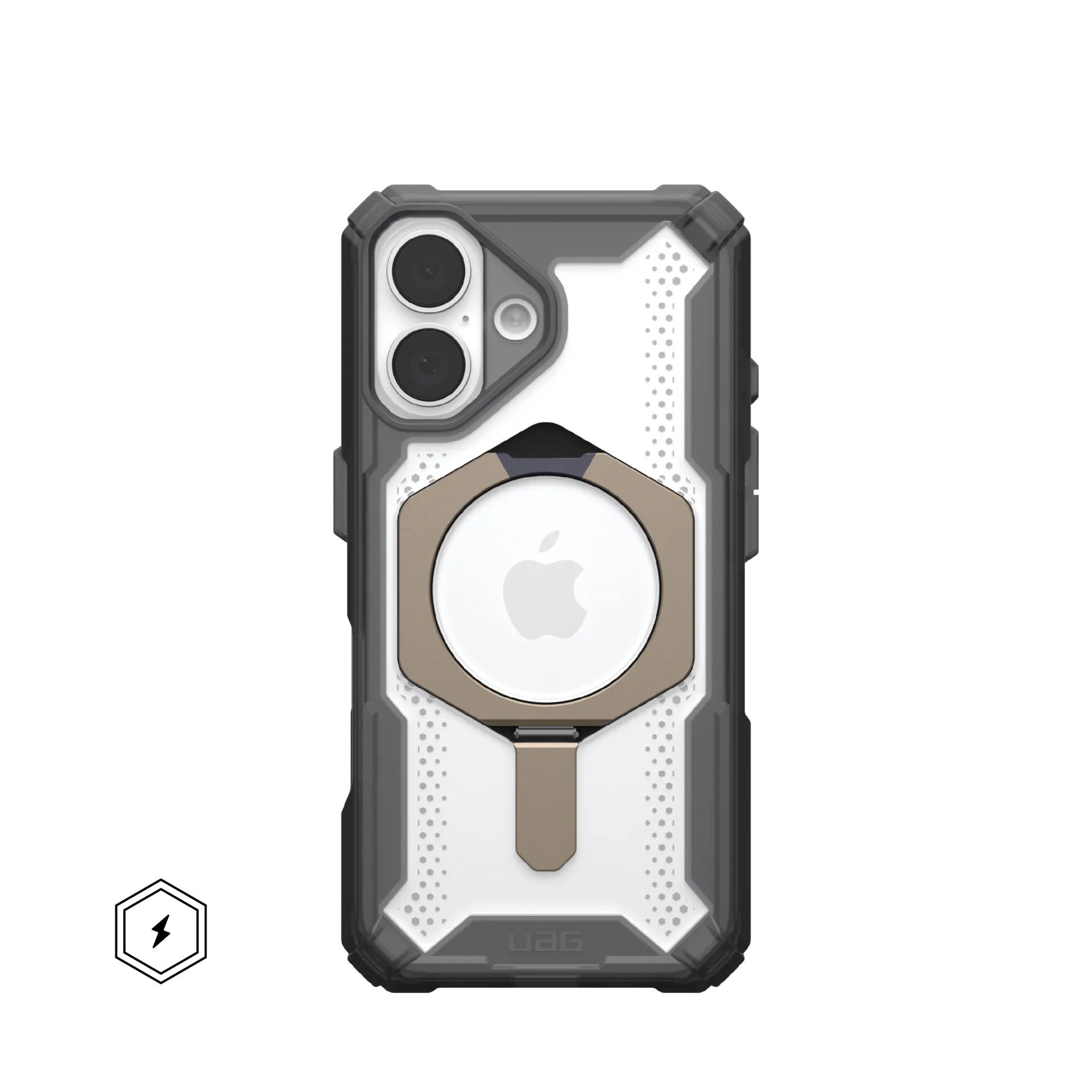 Ốp lưng iPhone 16 UAG Plasma XTE Magsafe - Ash/Titanium
