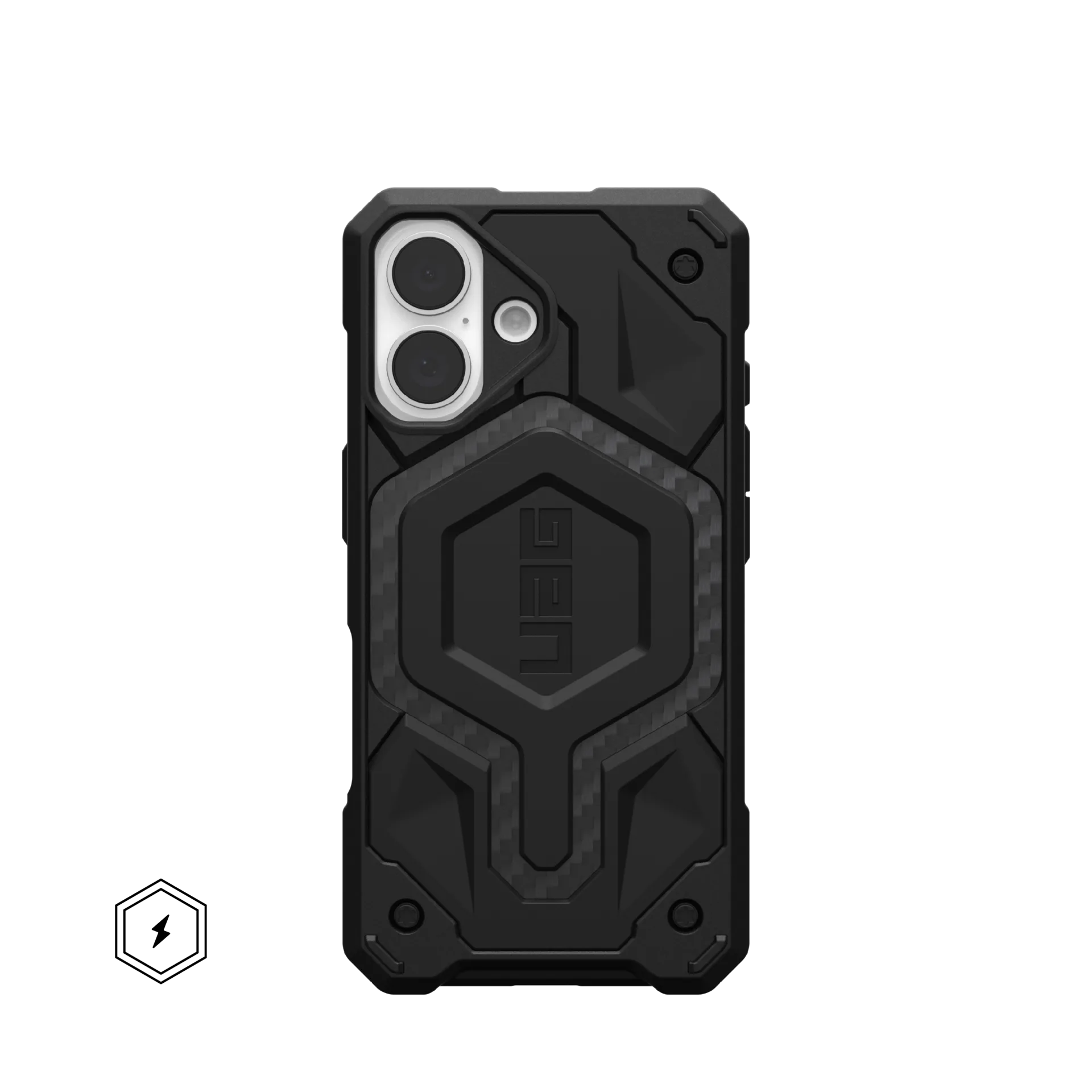 Ốp lưng iPhone 16 plus uag monarch pro - carbon fiber