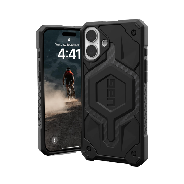 Ốp lưng iPhone 16 Plus UAG Monarch Pro - Carbon Fiber