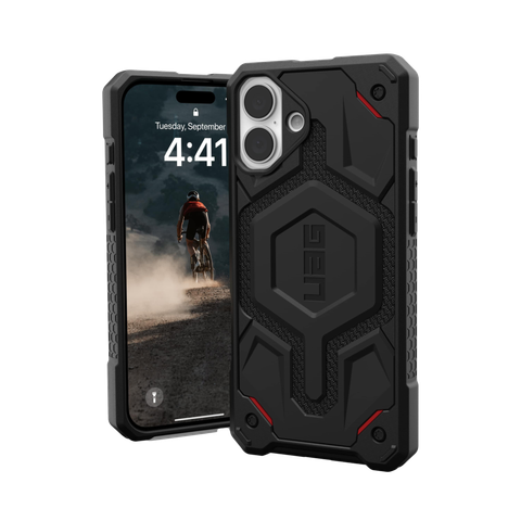 Ốp lưng iPhone 16 Plus UAG Monarch Pro - Kevlar Black