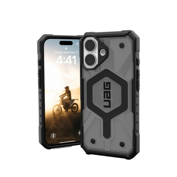 Ốp lưng iPhone 16 Plus UAG Pathfinder Clear Magsafe - Ash