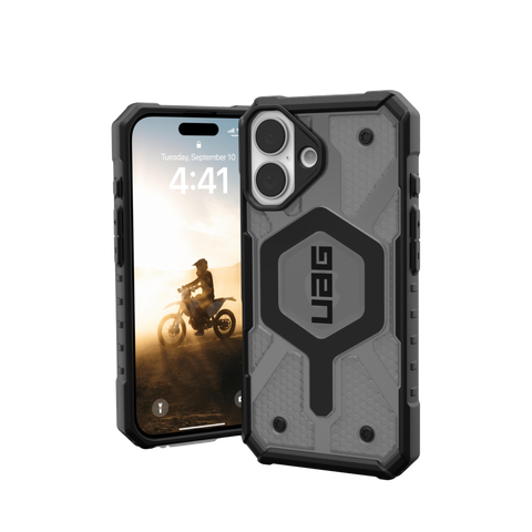 Ốp lưng iPhone 16 Plus UAG Pathfinder Clear Magsafe - Ash