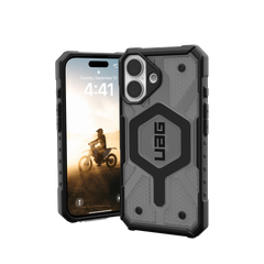 Ốp lưng iPhone 16 Plus UAG Pathfinder Clear Magsafe - Ash