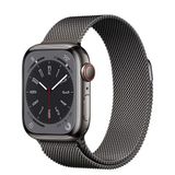  Apple Watch Series 8 GPS + Cellular - Mặt thép 45mm, dây Milanese Loop - Nhiều màu - Hàng chính hãng 