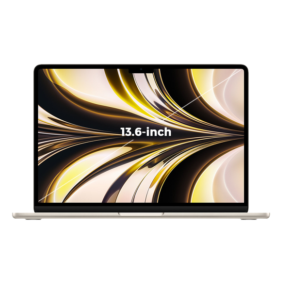 MacBook Air M2 13.6-inch 2022 màu Starlight 8-Core CPU / 10-Core GPU / 24GB RAM / 256GB - Hàng chính hãng