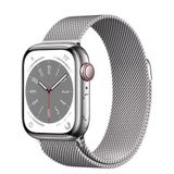  Apple Watch Series 8 GPS + Cellular - Mặt thép 45mm, dây Milanese Loop - Nhiều màu - Hàng chính hãng 