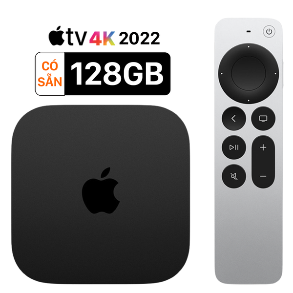 Apple TV 2022 4K 128GB (Wi-Fi + Ethernet) - Hàng chính hãng