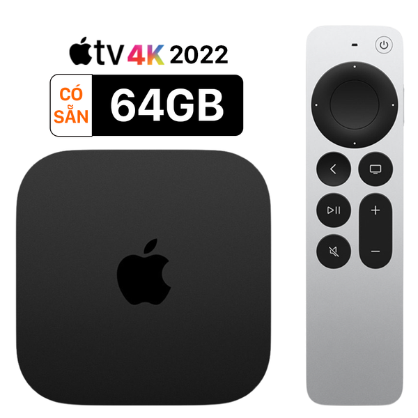 Apple TV 2022 4K 64GB (Wi-Fi) - Hàng chính hãng