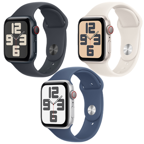 Apple Watch SE 2024 GPS + Cellular - Mặt nhôm 40mm - dây Sport Band - Chính hãng