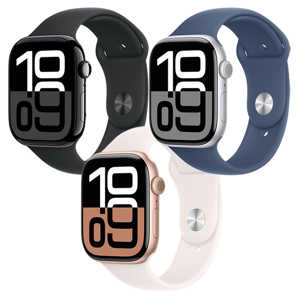 Apple Watch Series 10 GPS + Cellular - Mặt nhôm 42mm, dây Sport Band - Chính hãng