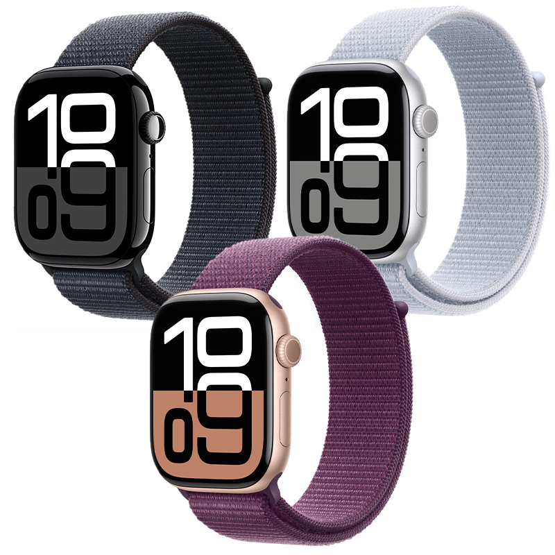 Apple Watch Series 10 GPS - Mặt nhôm 42mm, dây Sport Loop - Chính hãng