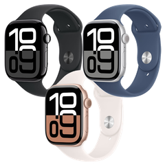 Apple Watch Series 10 GPS + Cellular - Mặt nhôm 46mm, dây Sport Band - Chính hãng