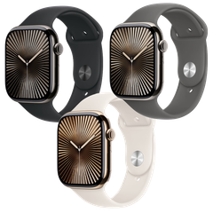 Apple Watch Series 10 GPS + Cellular - Mặt Titanium 46mm, dây Sport Band - Chính hãng