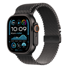 Apple Watch Ultra 2 GPS + Cellular - Mặt Black Titanium 49mm - dây Milanese Loop - Chính hãng