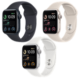  Apple Watch SE 2022 GPS - Mặt nhôm - Dây cao su - 40mm - Hàng chính hãng 