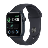  Apple Watch SE 2022 GPS - Mặt nhôm - Dây cao su - 40mm - Hàng chính hãng 