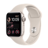  Apple Watch SE 2022 GPS - Mặt nhôm - Dây cao su - 40mm - Hàng chính hãng 