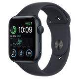  Apple Watch SE 2022 GPS - Mặt nhôm - Dây cao su - 44mm - Hàng chính hãng 