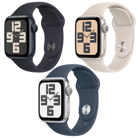 Apple Watch SE 2023 GPS - Mặt nhôm - Dây cao su - 40mm - Chính hãng