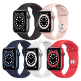  Apple Watch Series 6 GPS - Mặt nhôm - Dây cao su - 44mm - Hàng chính hãng 