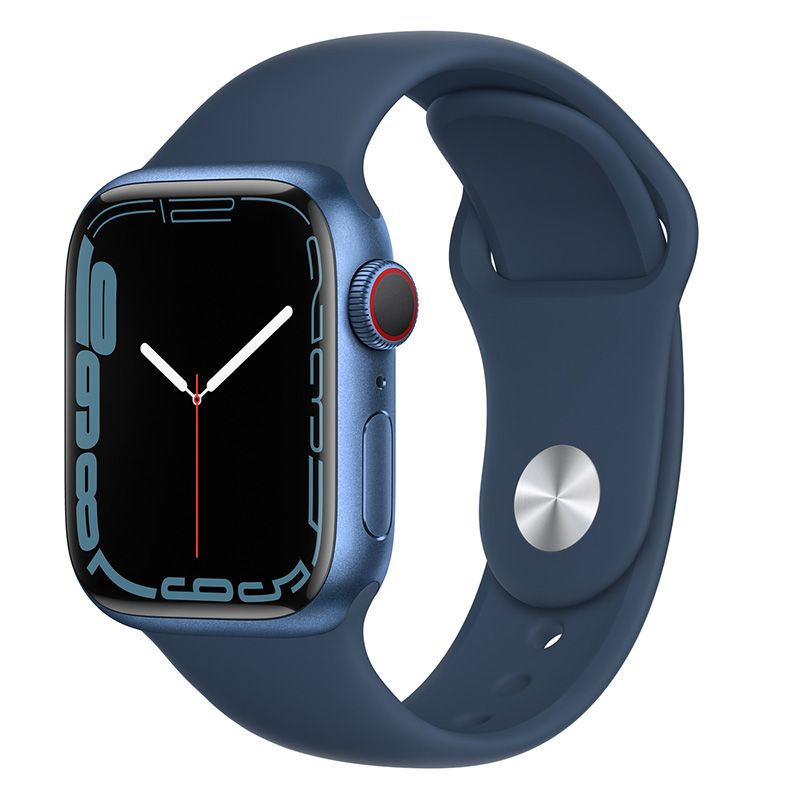  Apple Watch Series 7 GPS + Cellular 41mm dây cao su Sport Band - Nhiều màu - Hàng chính hãng 