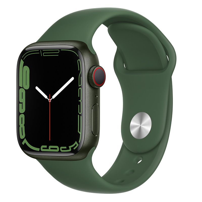  Apple Watch Series 7 GPS + Cellular 41mm dây cao su Sport Band - Nhiều màu - Hàng chính hãng 