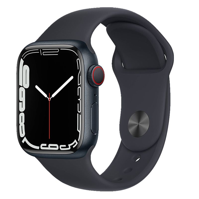  Apple Watch Series 7 GPS + Cellular 45mm dây cao su Sport Band - Nhiều màu - Hàng chính hãng 