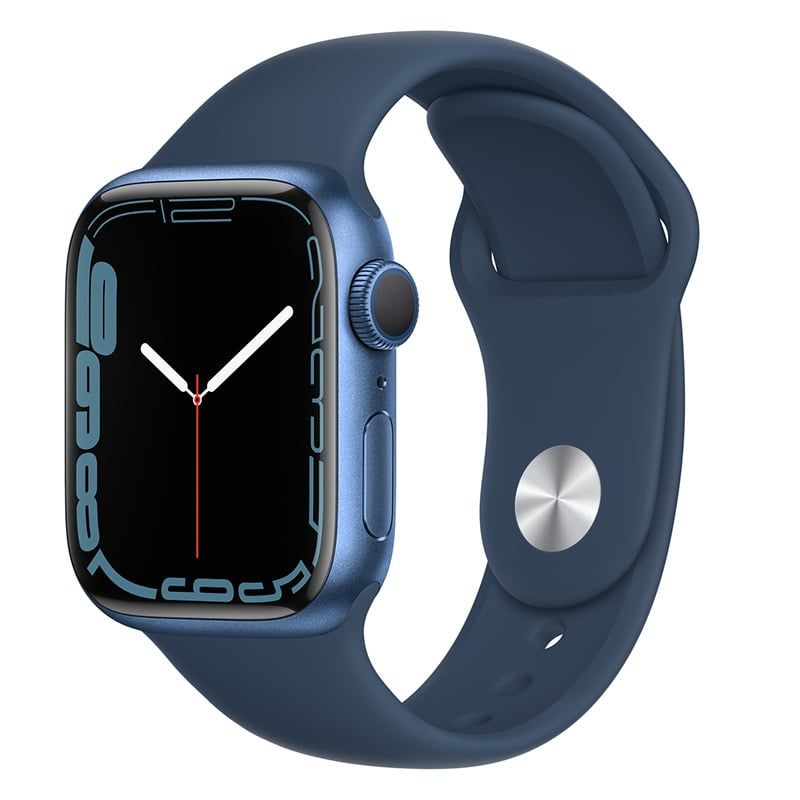  Apple Watch Series 7 GPS 45mm dây cao su Sport Band - nhiều màu - Hàng chính hãng 